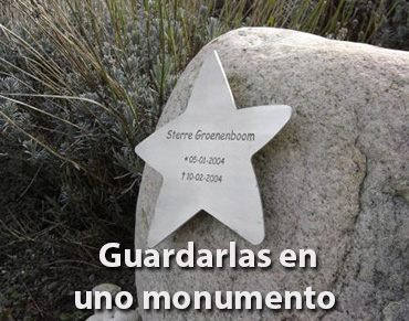 Guardarlas en uno monumento