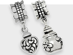 Charms de cenizas en plata