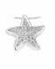 Joyería para ceniza oro blanco 14k 'Estrella' (31 diamantes / 0.035 crt.)