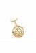 Joyería para ceniza 'Árbol de la vida' chapado en oro