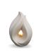 Urna portavelas Flame of Memory - arena blanca