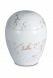 Urna para cenizas de porcelana 'Planet' - Mármol de Carrara con vetas doradas