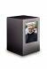 Urna marco de foto de madera MDF negro satinado