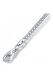 Collar tipo gourmet de plata para joyas conmemorativas - 50 cm