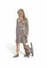 Escultura funeraria Mujer con gato – decoración funeraria – 3D, libre, con taco de fijación en la parte inferior