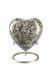 Miniurna corazón 'Elegance' con aspecto piedra (soporte relicario)