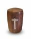 Urna funeraria de madera de nogal 'Cruz'