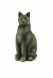 Urna gato de color arena
