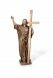 Escultura conmemorativa Cristo con cruz – 3D, libre, con taco de fijación en la parte inferior