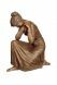 Escultura funeraria Mujer doliente – edición limitada, 3D, libre, con taco de fijación en la parte inferior