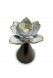 Escultura miniurna de bronce 'Flor de loto'