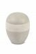 Mini urna funeraria porcelana 'Planeta' tortora-crema