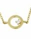 Colgante 'Círculo' de oro amarillo 14k