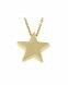 Colgante 'Estrella' de oro amarillo 14k
