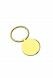 Llavero para cenizas en acero inoxidable 'Círculo' dorado