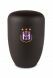 Urna funeraria de fútbol de acero con logotipo de club personal – negra