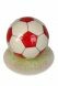 Urna fútbol pintada a mano