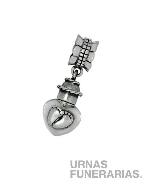 medida Horizontal barbería Emotiva Pulsera de pandora para cenizas con la huella del bebé en  URNAS-FUNERARIAS.