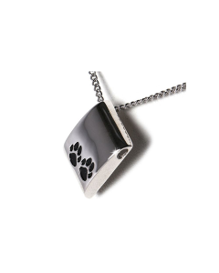 Colgante para cenizas mascotas de 'Patas de perro' | plata (925)