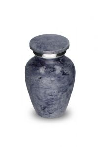 Urna funeraria pequeña 'Elegance' con aspecto de piedra natural púrpura