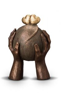 Miniurna funeraria cerámica amor