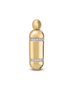 Joyería para ceniza 14 kt. Llama de oro amarillo