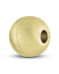 Joyería para ceniza en oro amarillo esférica