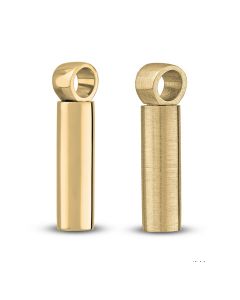 Colgante para cenizas 'Tubo' de oro