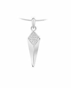 Joyería para ceniza 14 kt. Oro amarillo trébol de cuatro hojas (piedra zirconia)