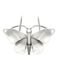 Joyería para ceniza plata mariposa