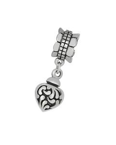 Pulsera de pandora corazón para cenizas