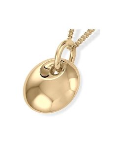 Joyería para ceniza 14 kt. Bola de oro amarillo l REBAJAS