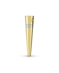joyería ceniza 14 kt. Oro amarillo alrededor del cono