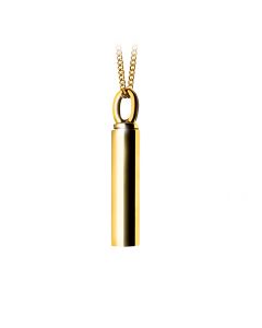 Joyería para ceniza tubo de oro
