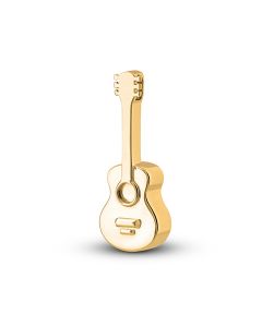 Colgante para cenizas de oro 'Guitarra acustica'