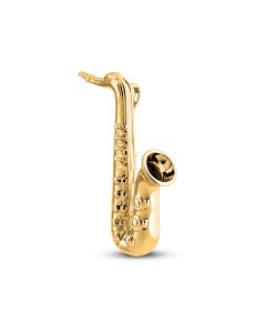 Colgante para cenizas de oro 'Saxofón'