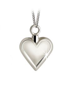 Joyería para ceniza corazón de plata