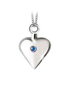 Joyería para ceniza corazón de plata