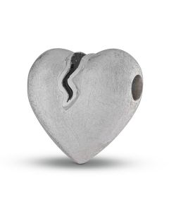 Joyería para cenizas plata 'Corazón roto'