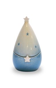 Urna estrella bebé azul oscuro