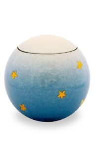 Urna estrella bebé azul claro