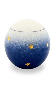 Urna estrella bebé azul oscuro