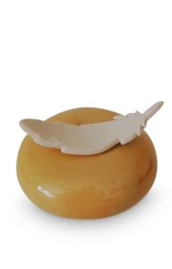 Urna bebé 'Pluma' naranja