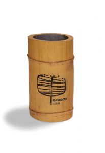 Mini urna funeraria de bambú 1.0 litro