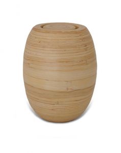 Urna funeraria de madera