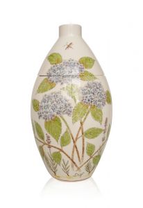 Miniurna pintada a mano hortensia