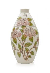 Miniurna pintada a mano hortensia
