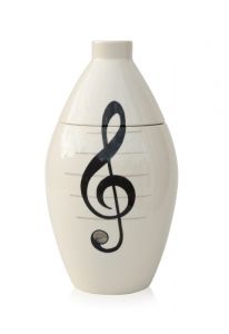 Miniurna pintada a mano 'Clave G Música'