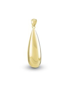 Joyería para ceniza 14 kt. lágrima de oro amarillo