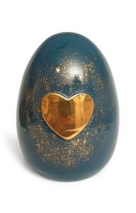 Urna funeraria cerámica 'Corazón de oro'